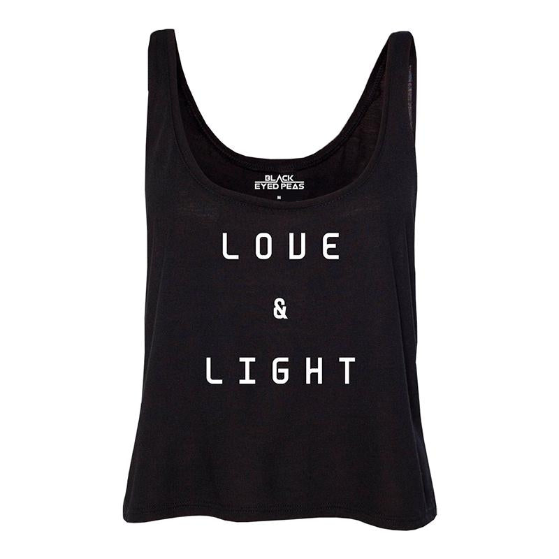 Love & Light Ladies Cropped Tank